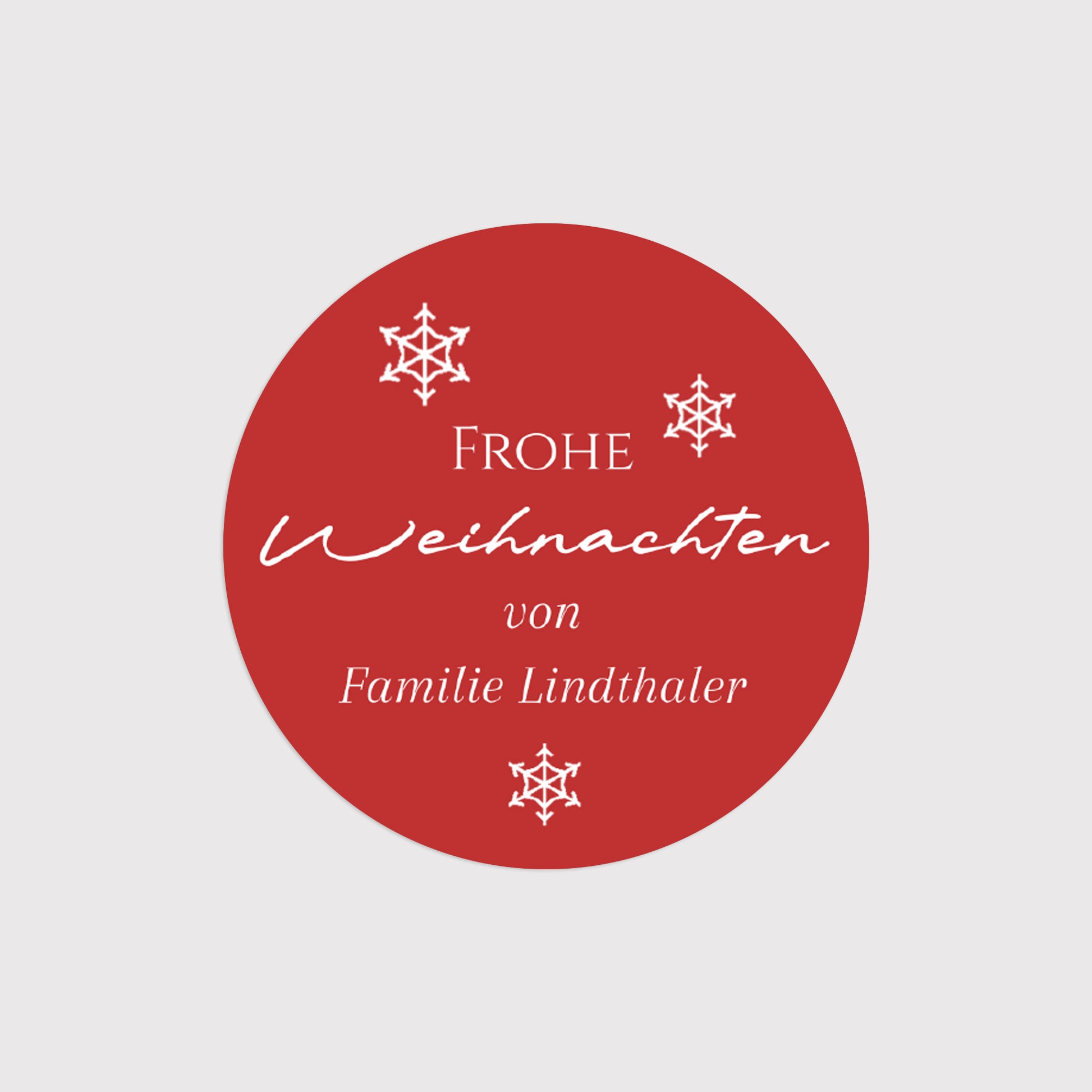 Sticker Weihnachten Rund Wünsche Aquarell foto N° 2