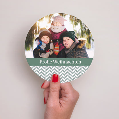 Weihnachtskarte Weihnachten Rund Verzauberte Weihnachten foto N° 2