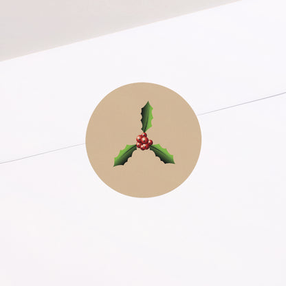 Sticker Weihnachten Rund Tannenbaum von Fotos foto N° 2