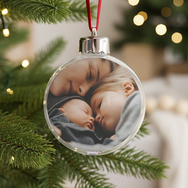 Weihnachtskugel Weihnachten Runde Meine Familie foto