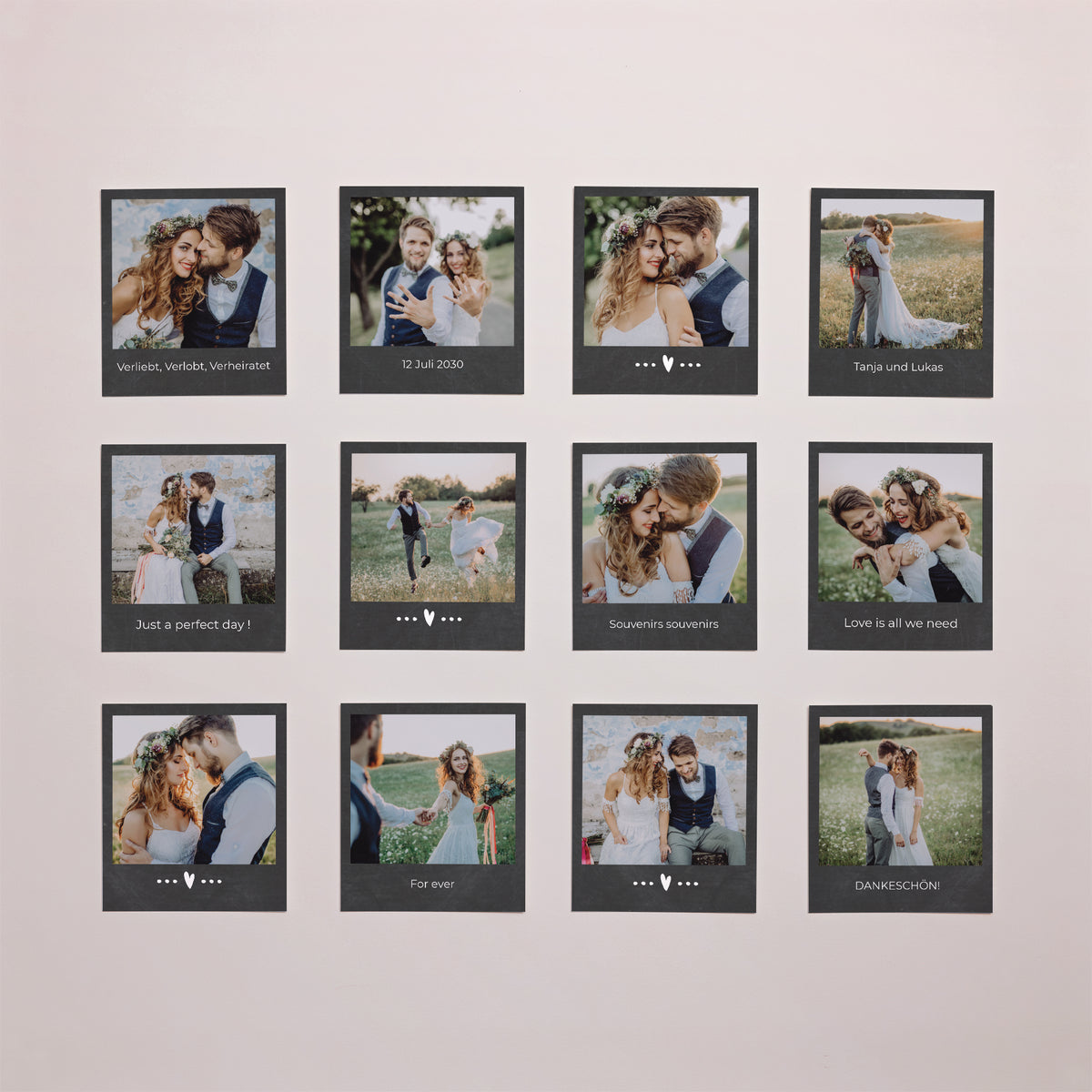 Fotoabzug Foto's Pack von 12 Schiefer-Mini-Tafeln foto N° 1