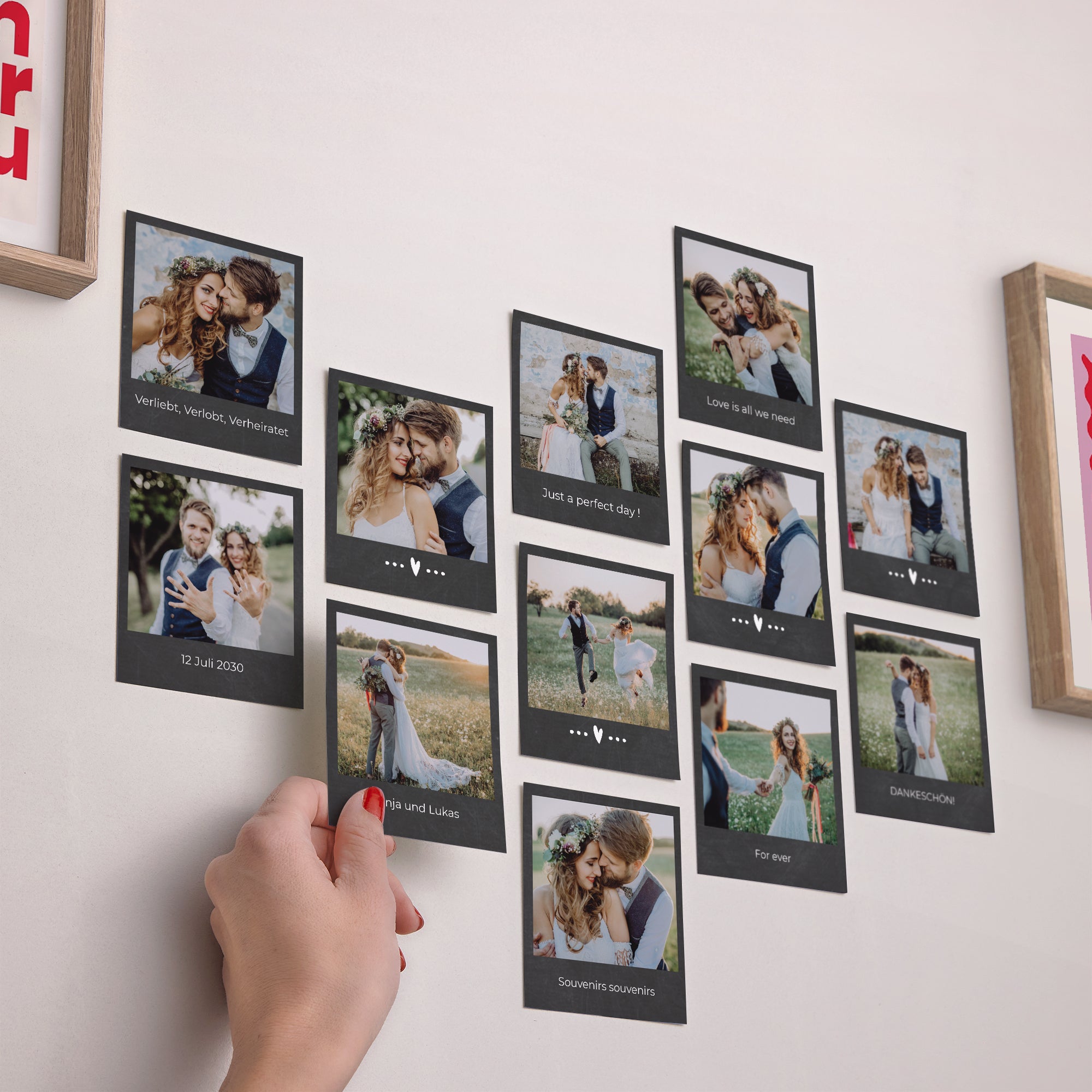 Fotoabzug Foto's Pack von 12 Schiefer-Mini-Tafeln foto N° 2