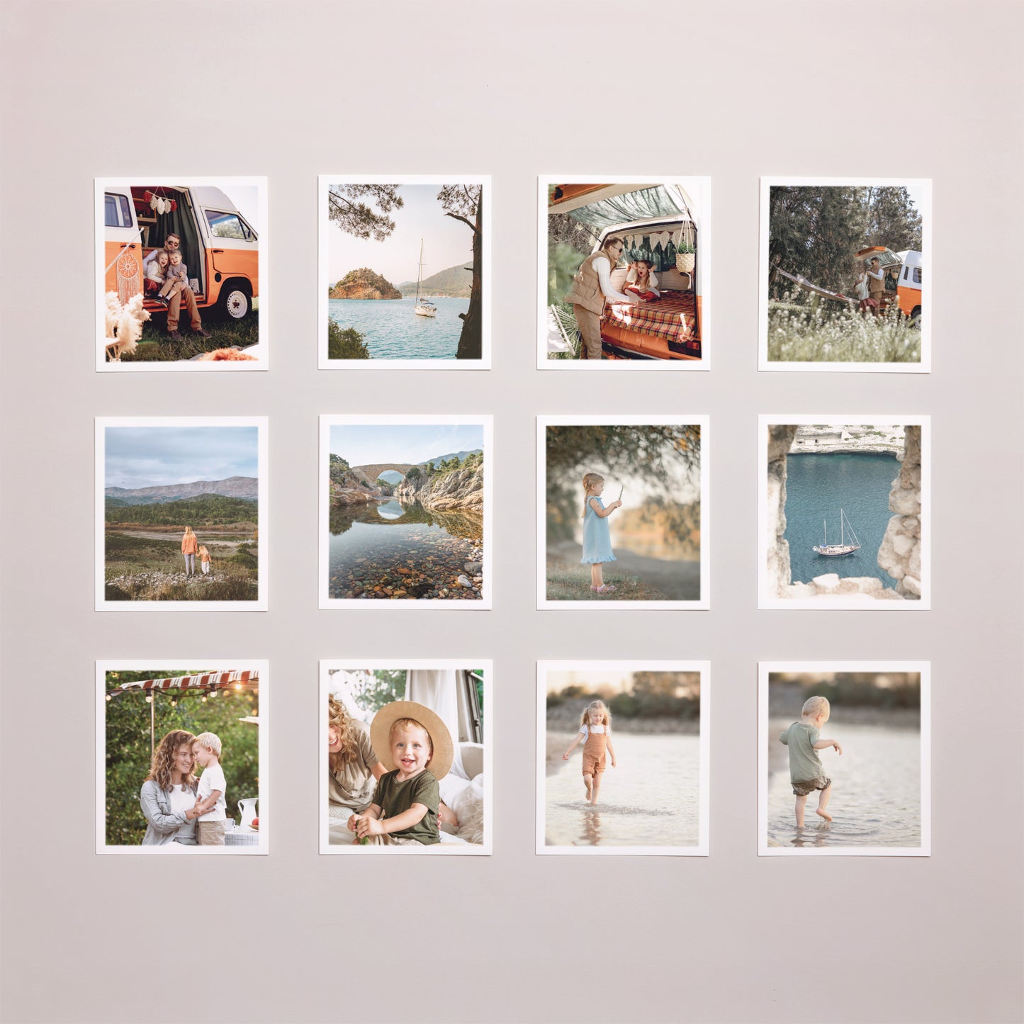 Fotoabzug Foto's Pack von 12 Basic Weiß foto N° 1