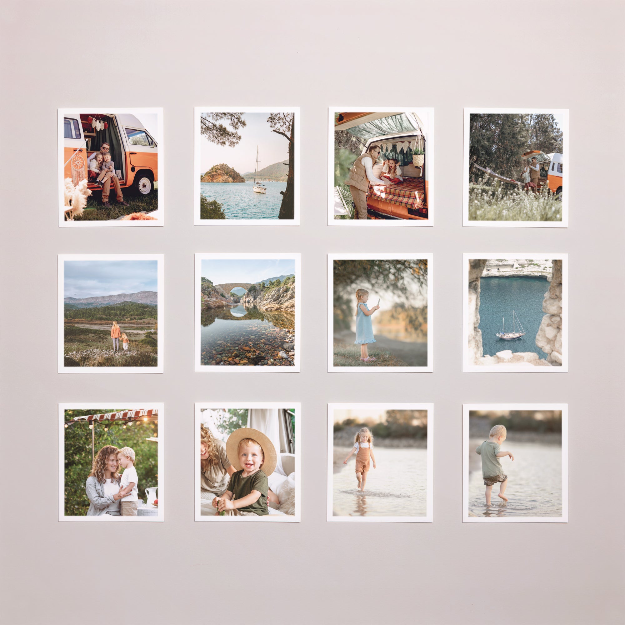 Fotoabzug Foto's Pack von 12 Basic Weiß foto N° 1