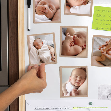 Fotoabzug Foto's Pack mit 12, magnetisch Hello Baby Boy