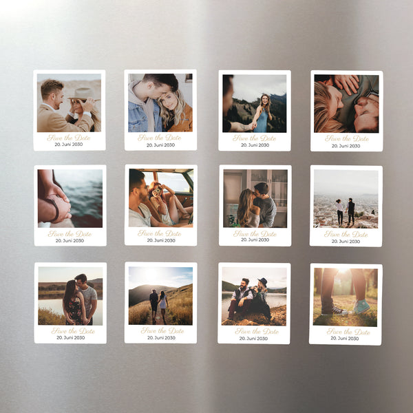 Fotoabzug Foto's Pack mit 12, magnetisch Magnet méli-mélo foto