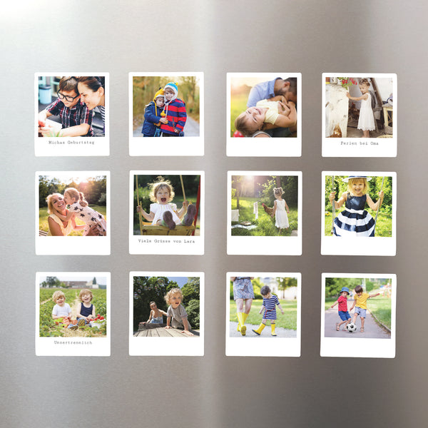 Fotoabzug Foto's Pack mit 12, magnetisch Basiques Klassisch Magnetisch foto