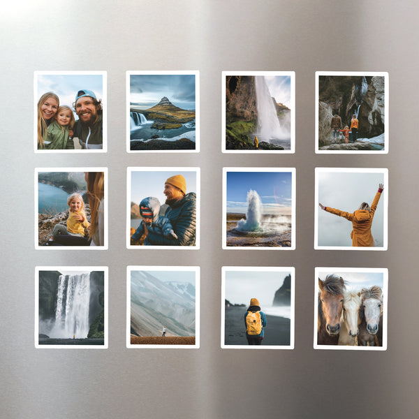 Fotoabzug Foto's Pack mit 12, magnetisch Basic Magnetic White foto
