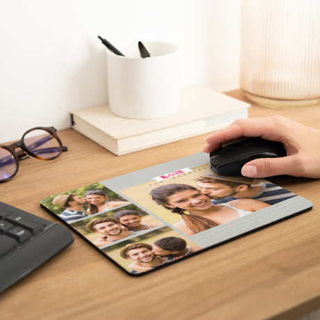 Mousepad Objekte Rechteck Auf den Geschmack der Liebe