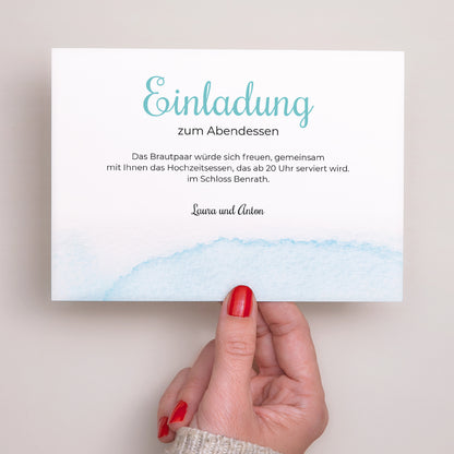 Beilegekarte Hochzeit Landschaft Aquae Sextiae foto N° 3