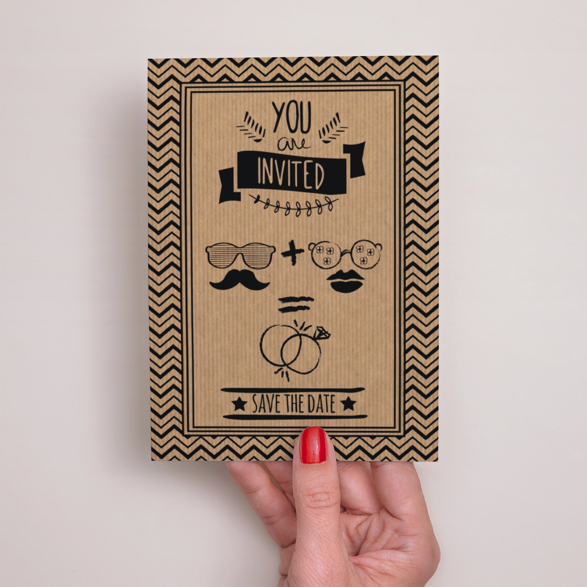 Hochzeitseinladung Hipster Wedding foto N° 2