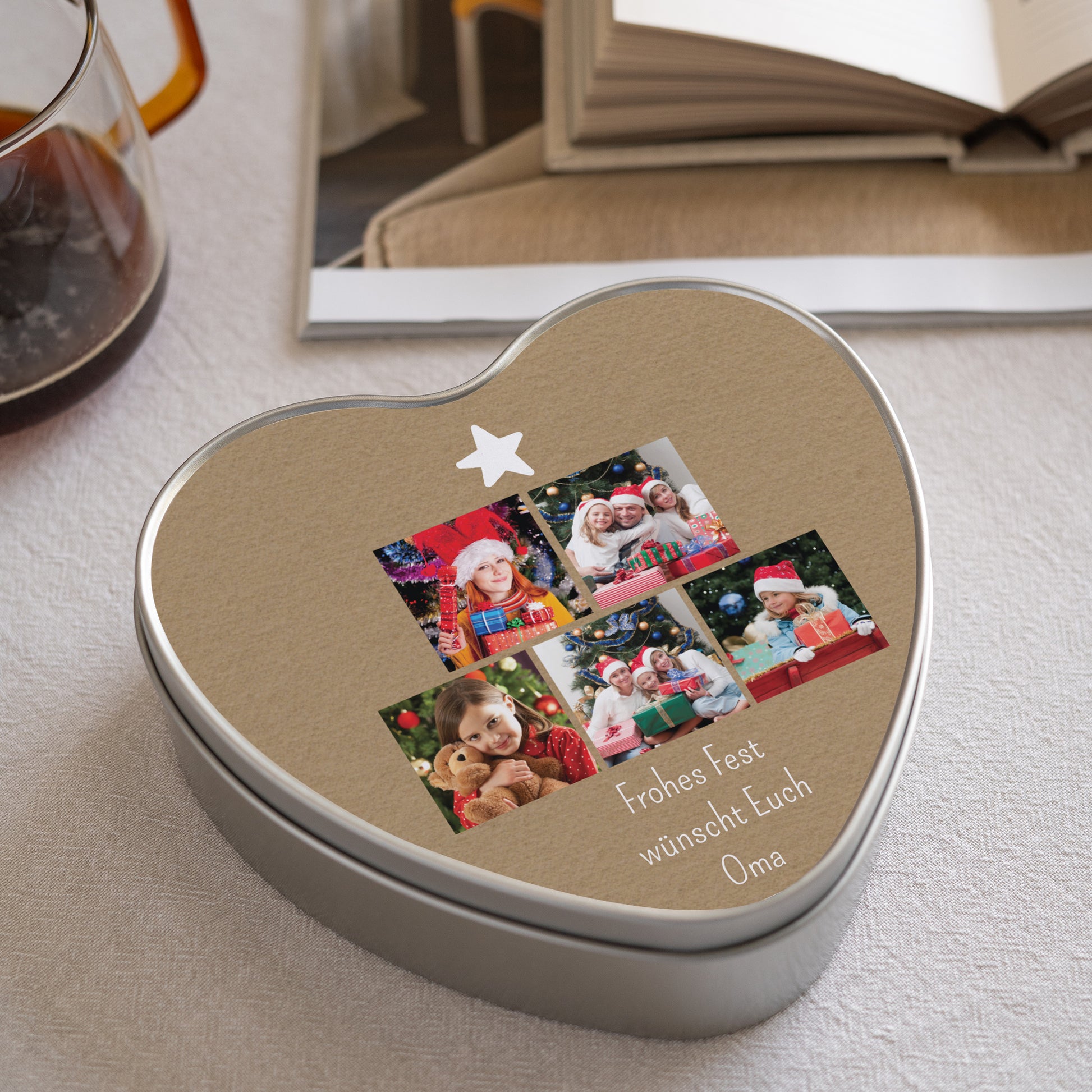 Metalldose Objekte Herz Liebe & Familie foto N° 1
