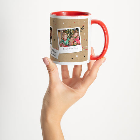 Tasse Objekte Rot Christmas Tea