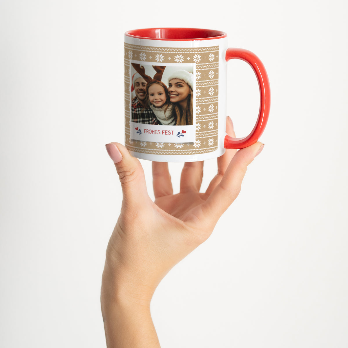 Tasse Objekte Rot Rote Weihnacht foto N° 2