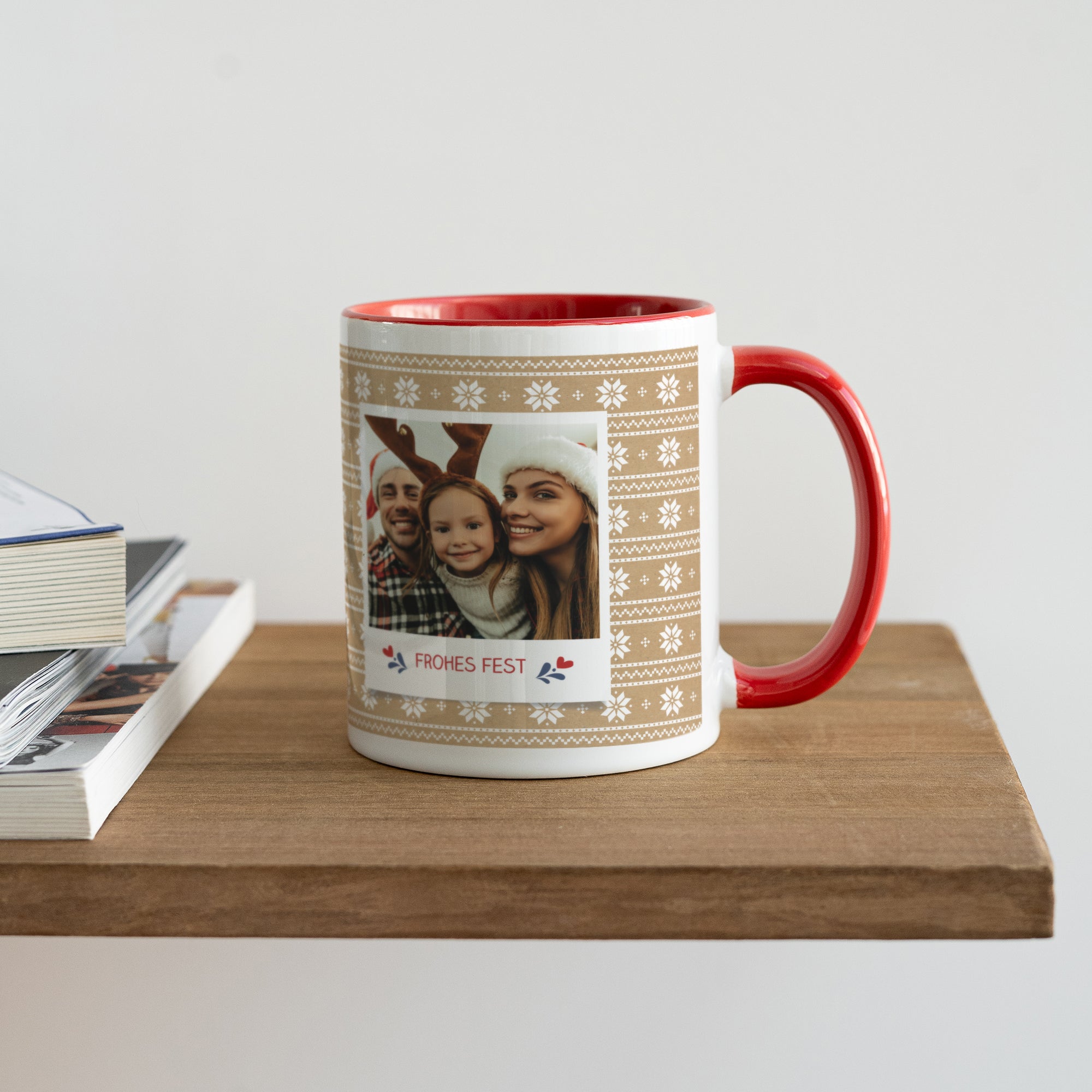 Tasse Objekte Rot Rote Weihnacht foto N° 4