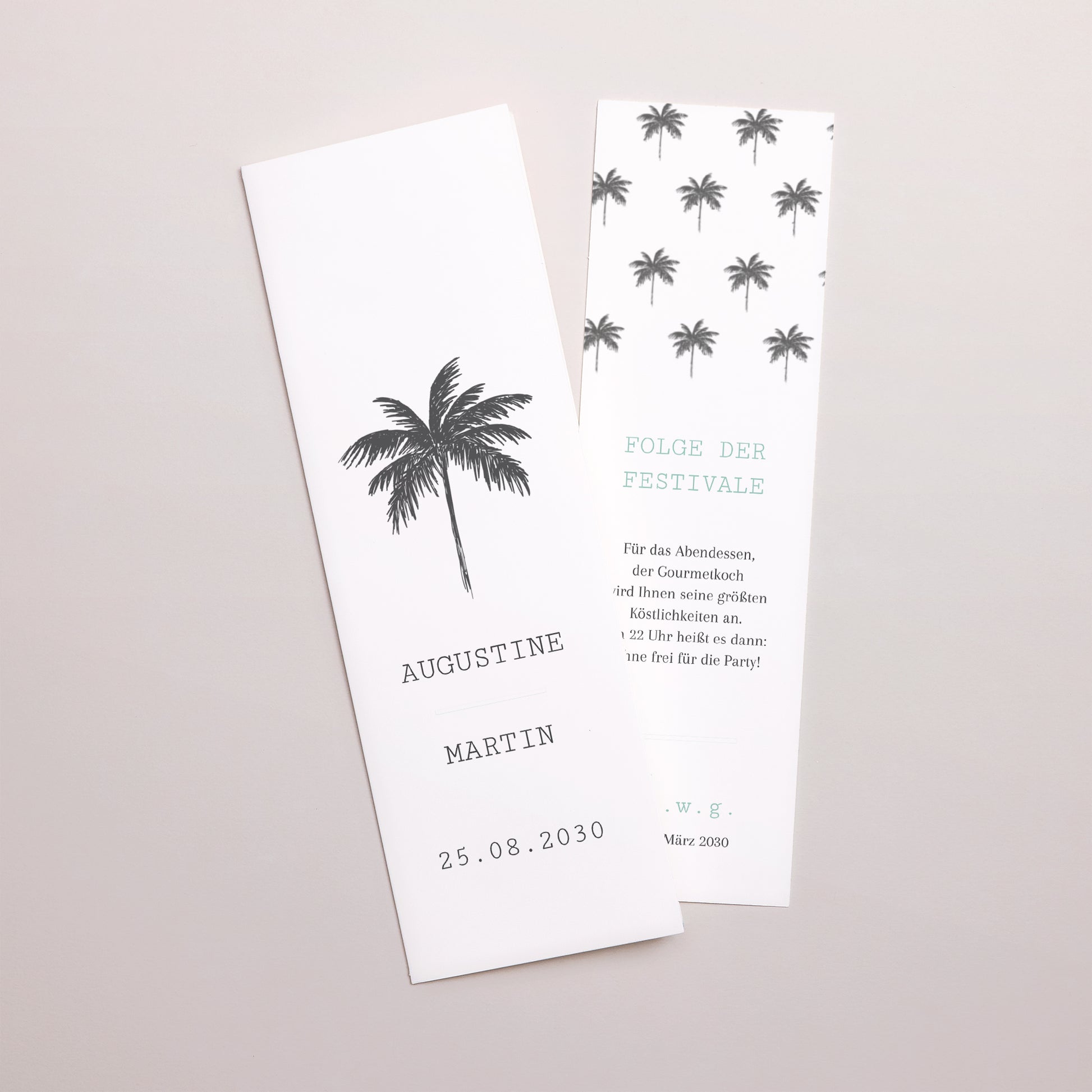 Hochzeitseinladung Fotoautomaten Lesezeichen Richtung Florida foto N° 1
