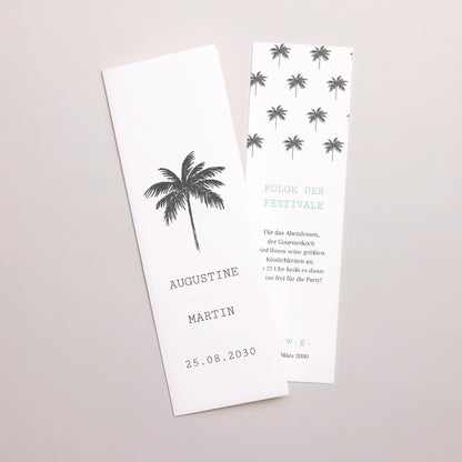 Hochzeitseinladung Fotoautomaten Lesezeichen Richtung Florida foto N° 1