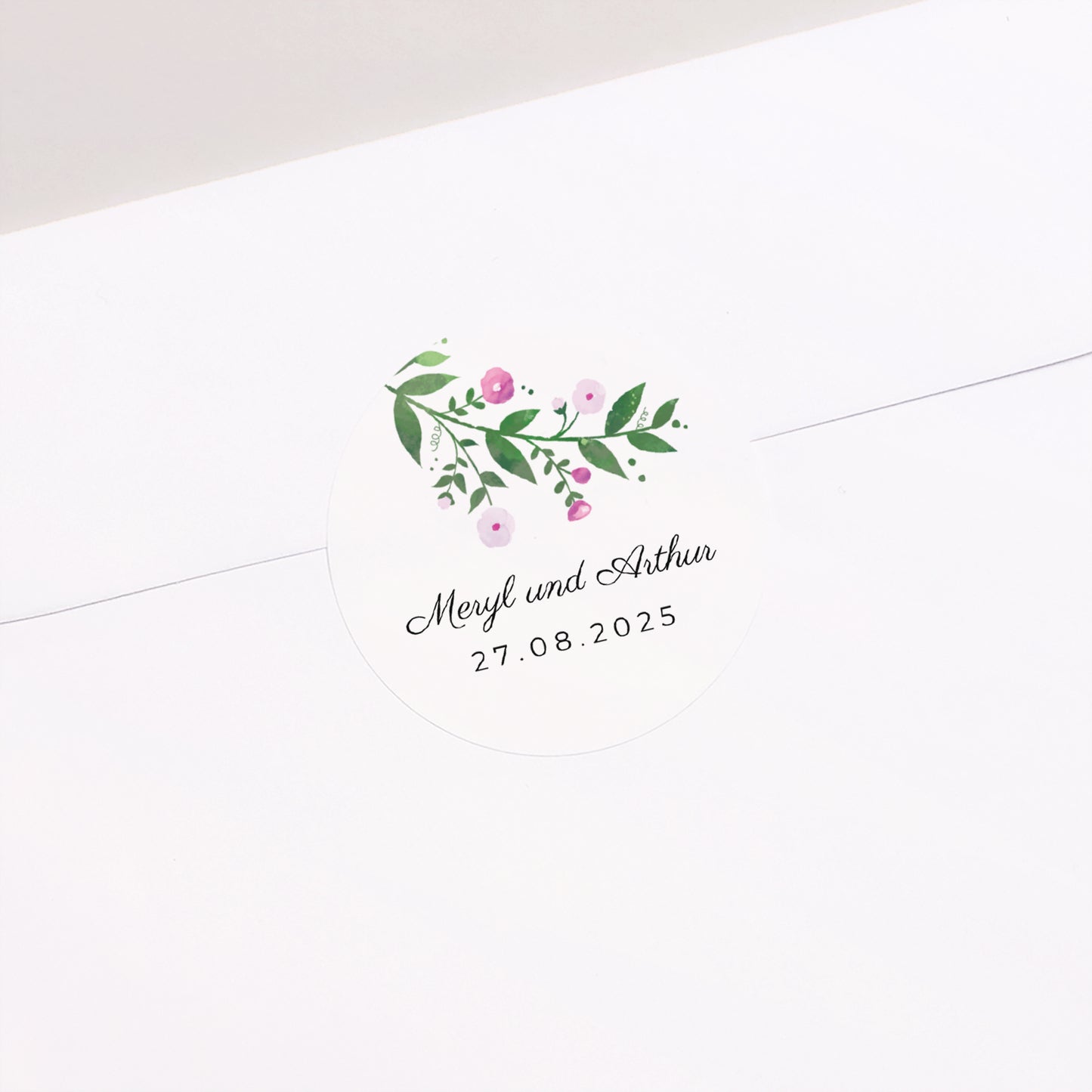 Sticker Hochzeit Rund Natur in Feierlaune foto N° 2