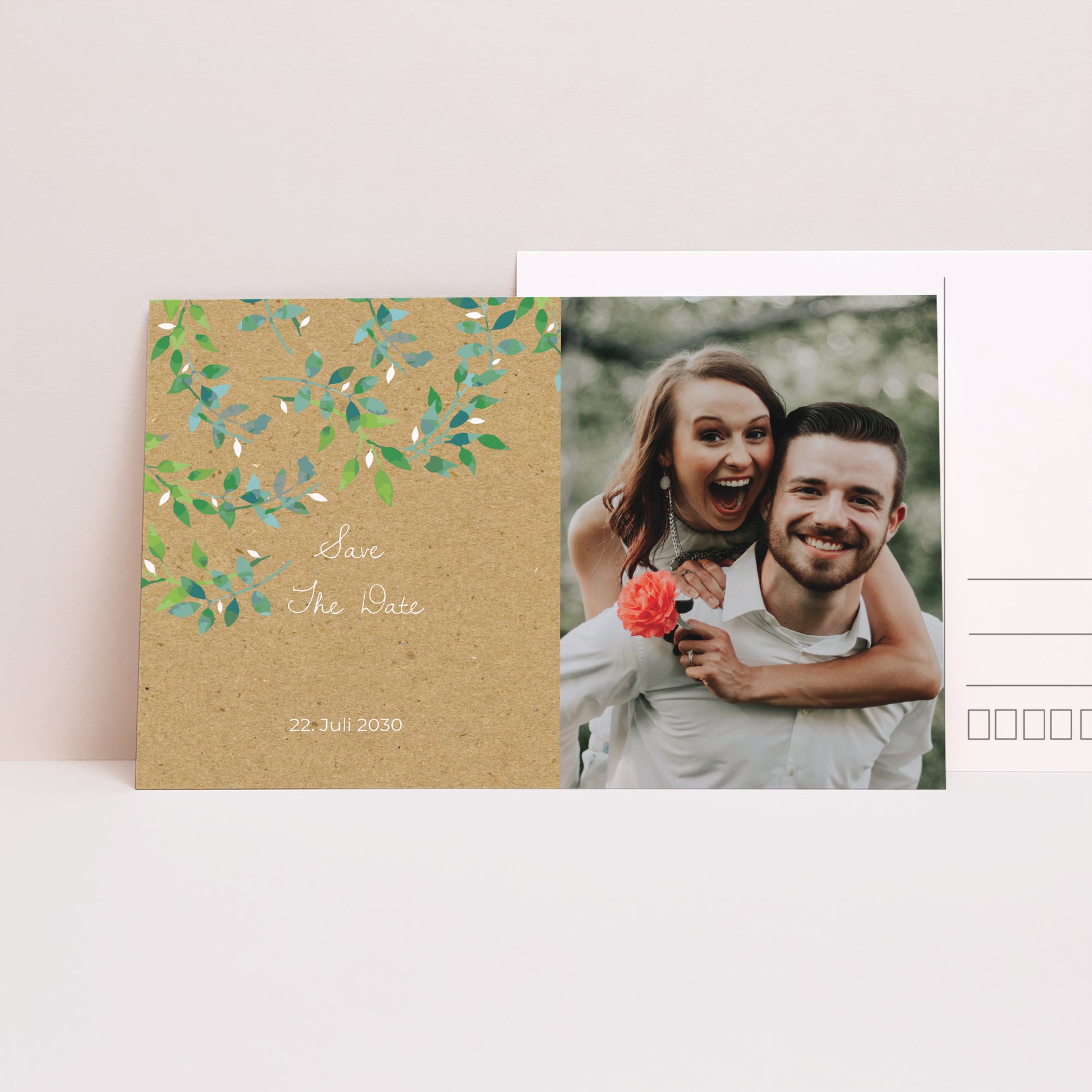 Save the date Karte Hochzeit Landschaft Natur & Kraft foto N° 1