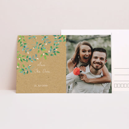 Save the date Karte Hochzeit Landschaft Natur & Kraft foto N° 1