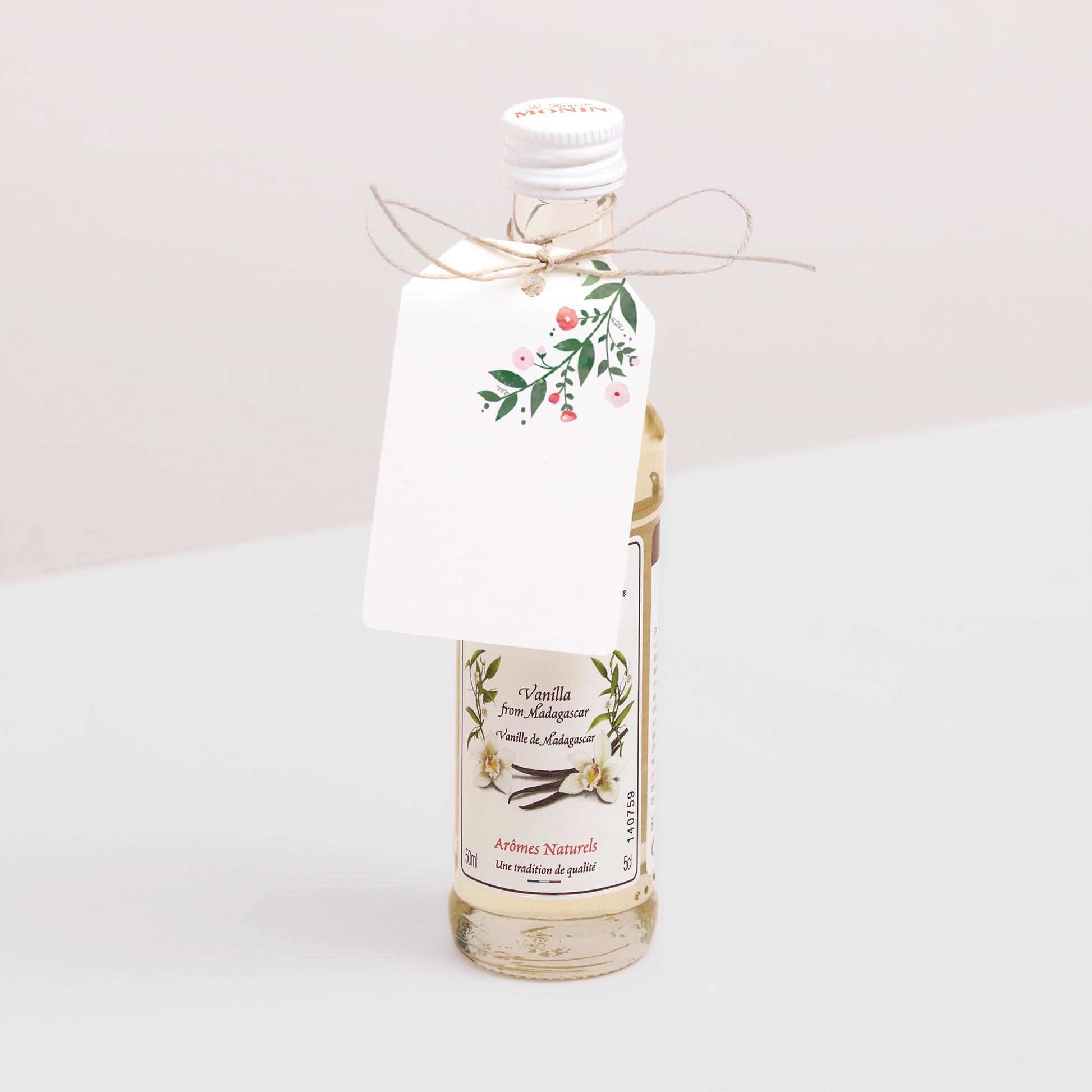 Vorgelochtes Etikett Hochzeit Fähnchen Sommerblumen II foto N° 3