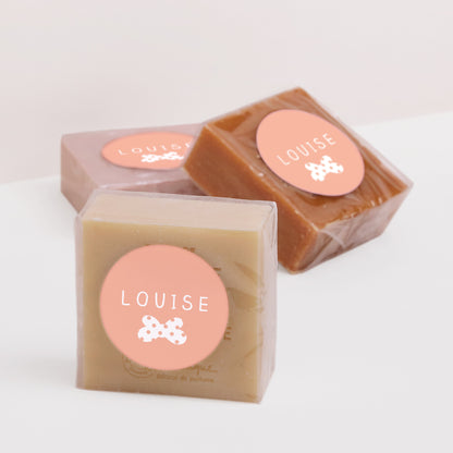 Sticker Geburt Rund Polaroid Mädchen foto N° 3
