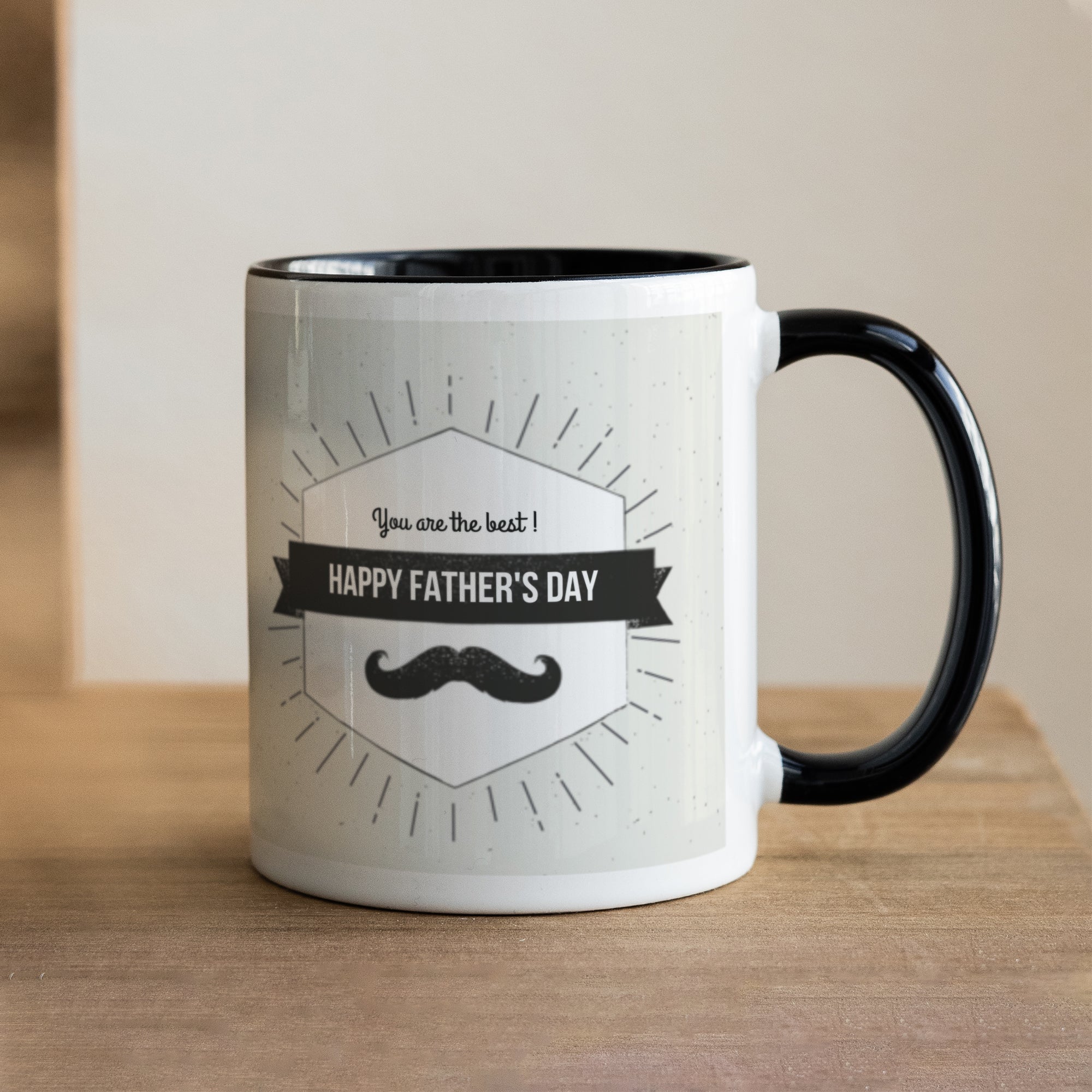Tasse Objekte Schwarz Bester Papa foto N° 1