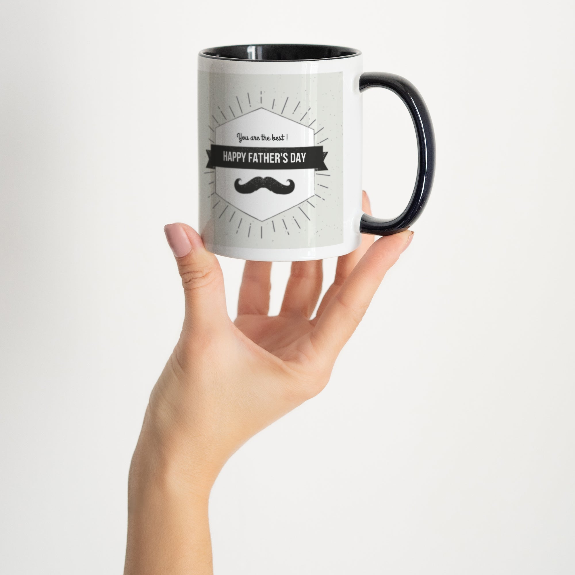 Tasse Objekte Schwarz Bester Papa foto N° 2
