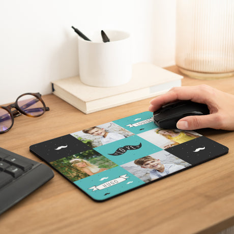 Mousepad Objekte Rechteck Papa Schnurrbart