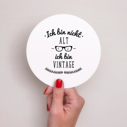 Einladungskarte Geburtstag Rund Vintage foto N° 2