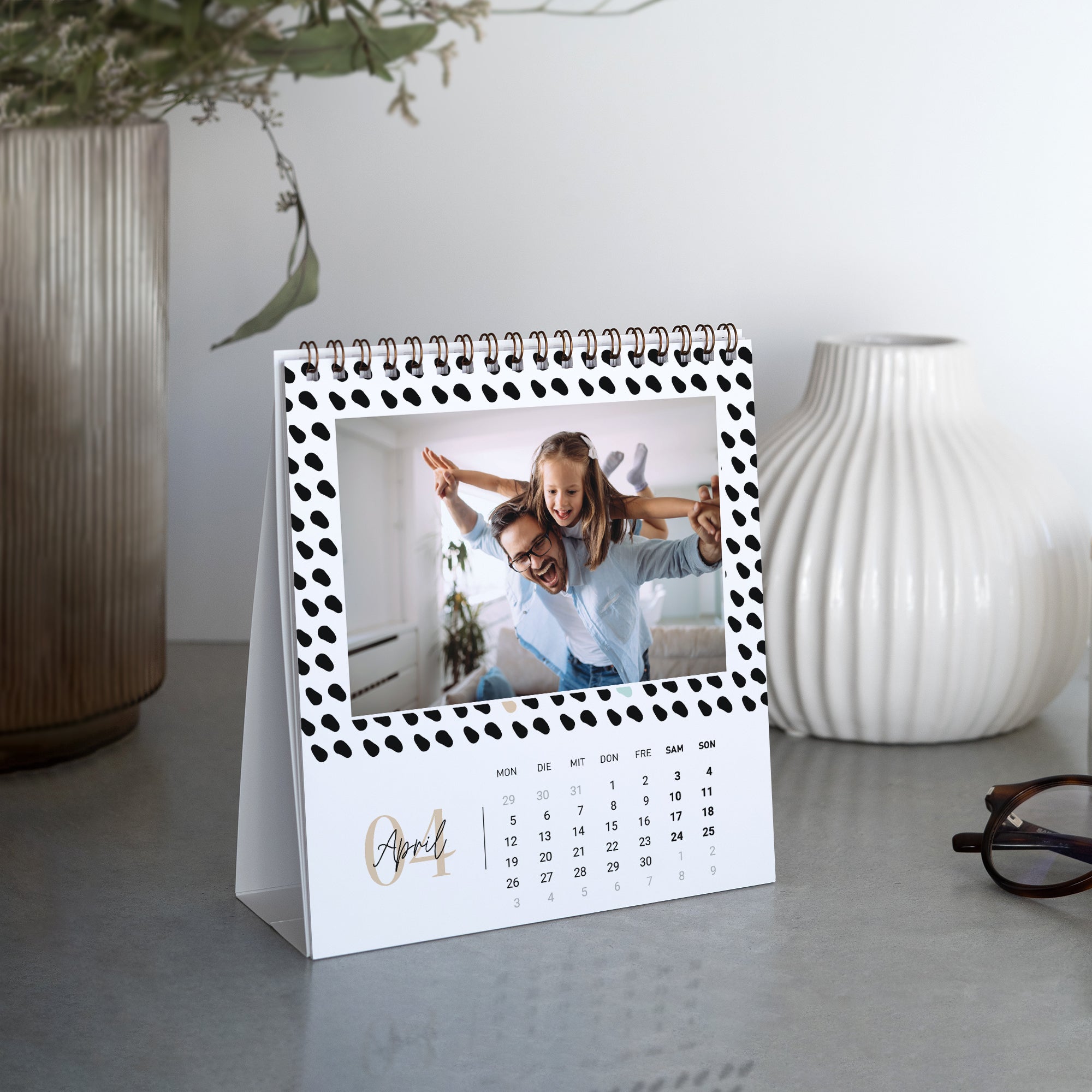 Kalender Weihnachten Büro, Staffelei Dekorative Muster foto N° 2