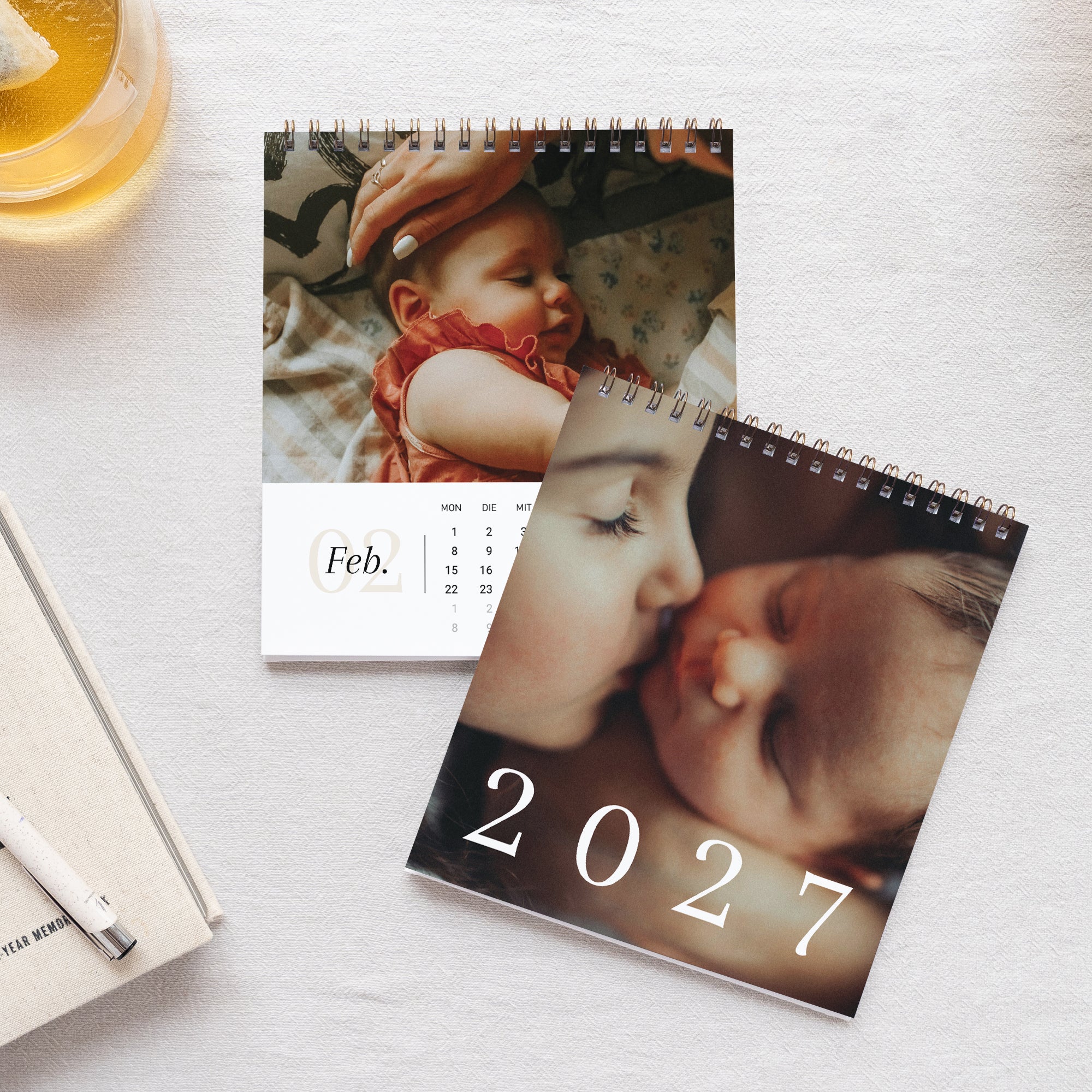Kalender Weihnachten Büro, Staffelei Geliebte Familie foto N° 1