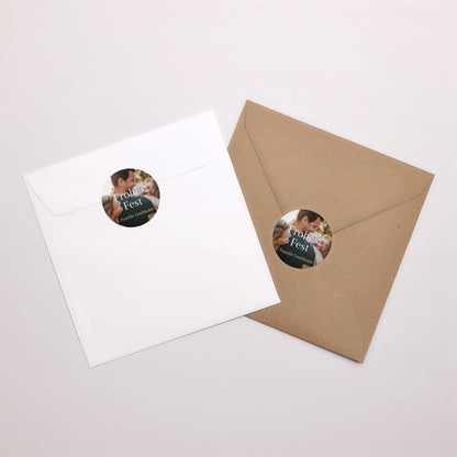 Sticker Weihnachten Rund Geliebte Familie foto N° 4