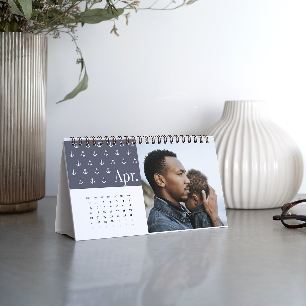 Kalender Weihnachten Büro, Landschaft Marineanker foto N° 2