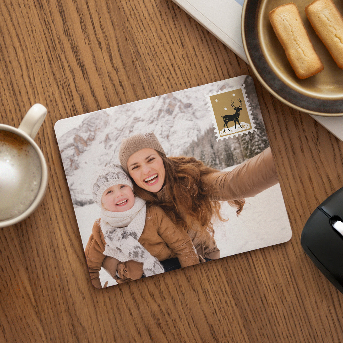 Mousepad Objekte Rechteck Weihnachtsbrief foto N° 1