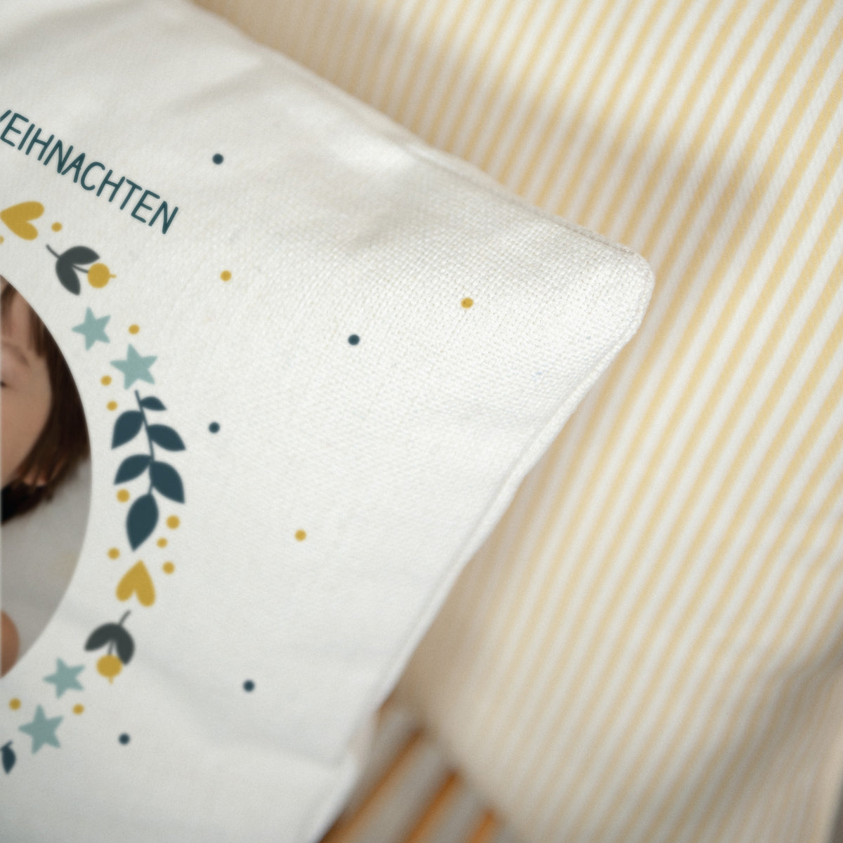 Kissen Objekte Natürliche Beige Oma Weihnachten foto N° 3