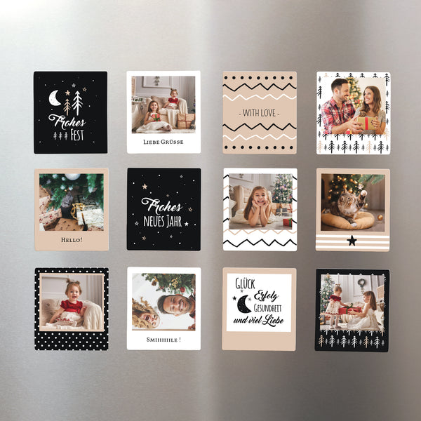 Fotoabzug Foto's Pack mit 12, magnetisch Petits Sapins foto