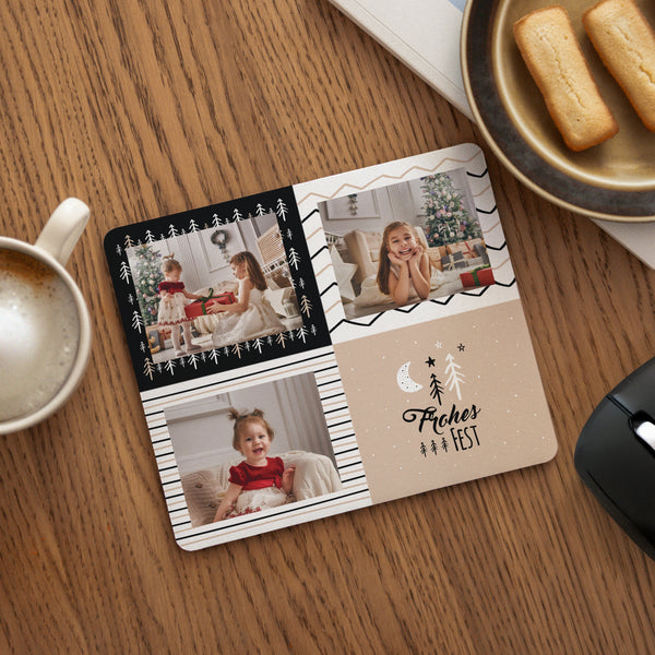 Mousepad Objekte Rechteck Freude an Weihnachten foto