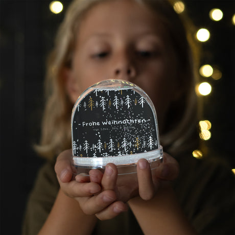 Schneekugel Weihnachten Glass Photo Shake