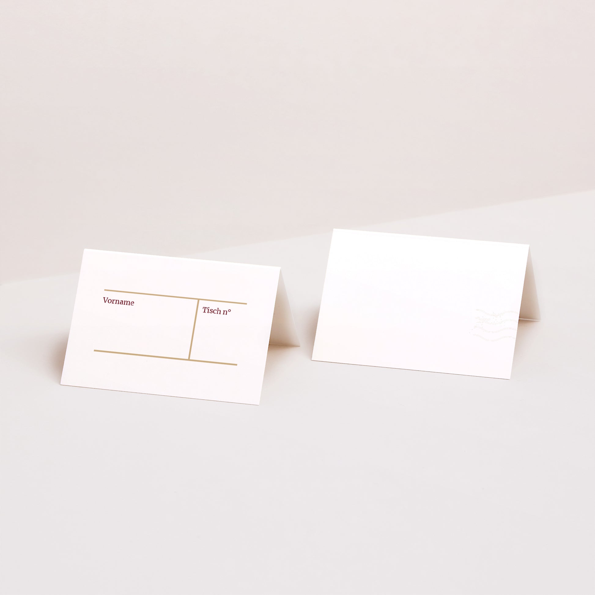 Tischkarten Hochzeit Quer Wedding Pass foto N° 1