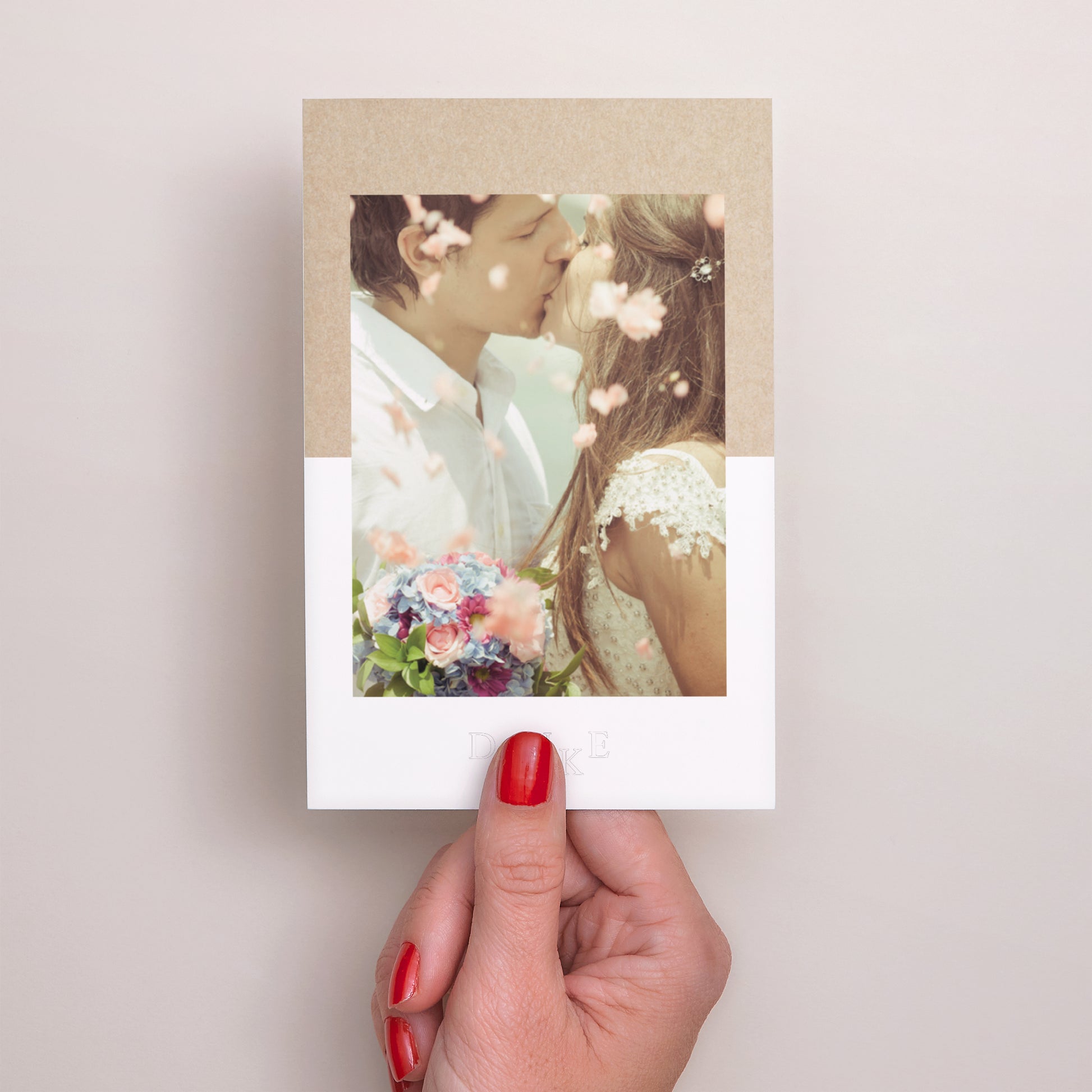 Dankeskarte Hochzeit PortraitPorträt Kraft & Farbe foto N° 2