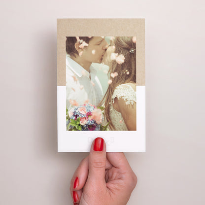 Dankeskarte Hochzeit PortraitPorträt Kraft & Farbe foto N° 2