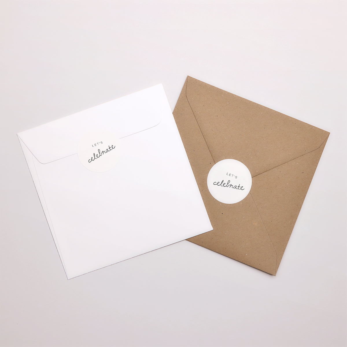 Sticker Hochzeit Rund Minimal Chic foto N° 1