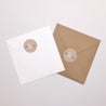 Sticker Hochzeit Rund Holz & Pastell foto N° 3