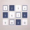 Fotoabzug Hochzeit Pack von 12 Marinière or bleu foto N° 1