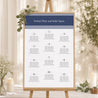 Sitzplan Hochzeit Porträt 60 x 90 cm Marinière or bleu foto N° 1
