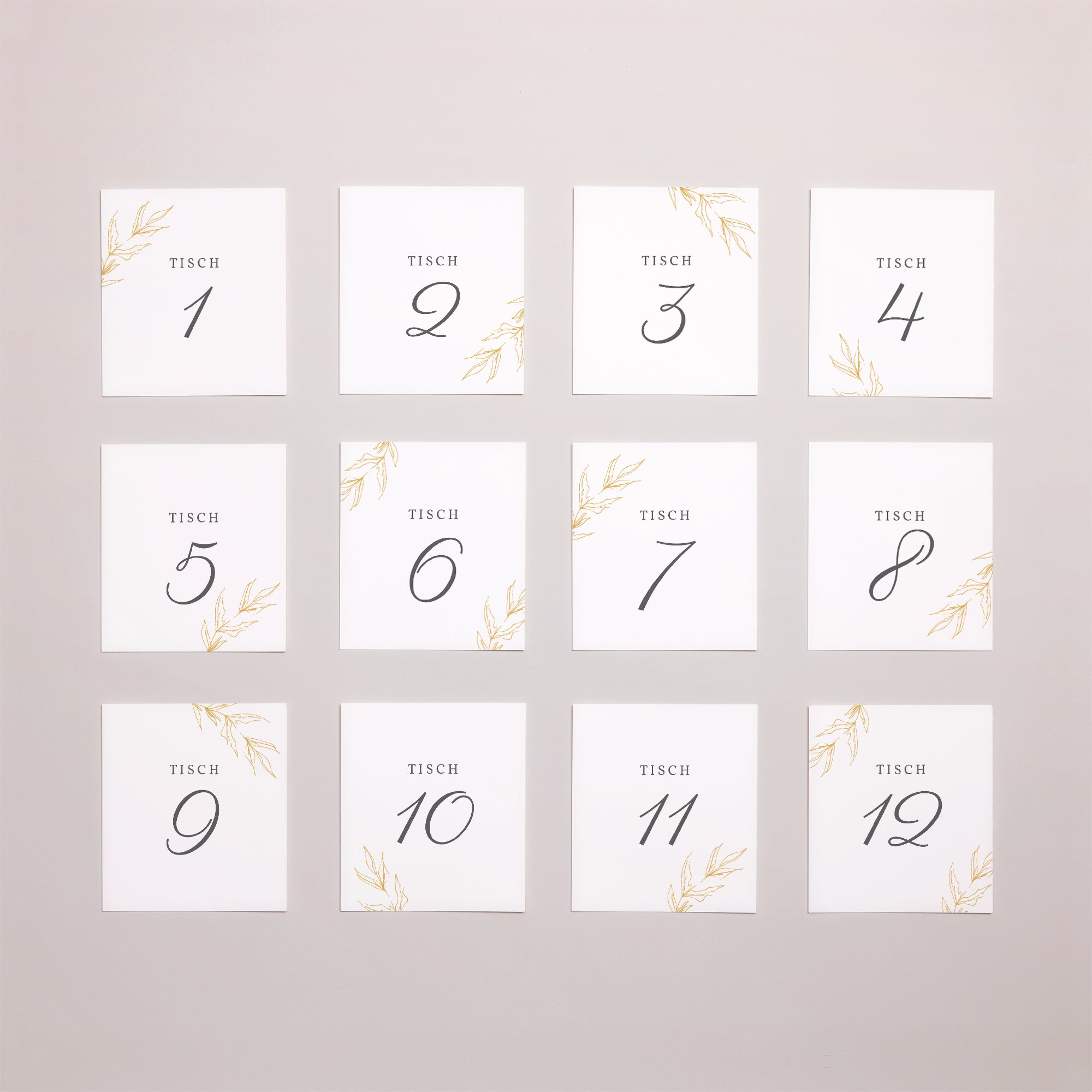 Fotoabzug Hochzeit Pack von 12 Minimalvegetarisch foto N° 1