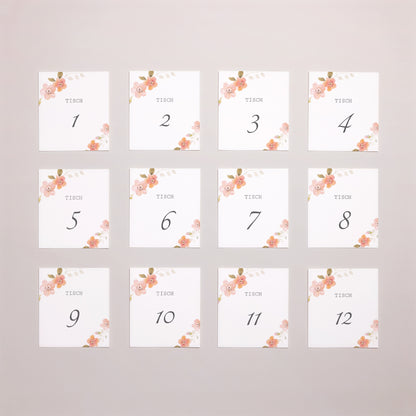 Fotoabzug Hochzeit Pack von 12 Botanische Rose foto N° 1