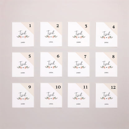 Fotoabzug Hochzeit Pack von 12 Süße der Blumen foto N° 1