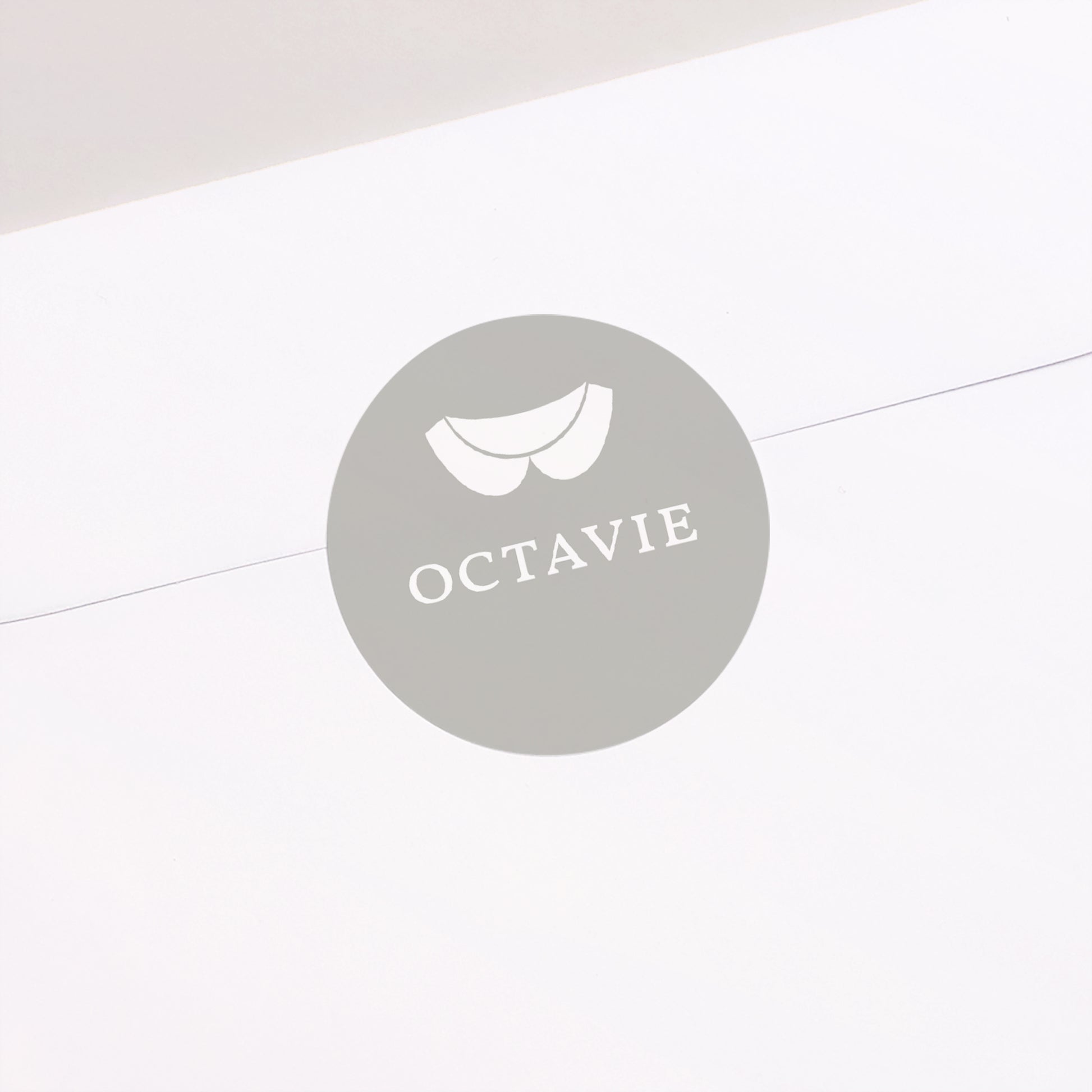 Sticker Taufe Rund Kleid aus Licht foto N° 2